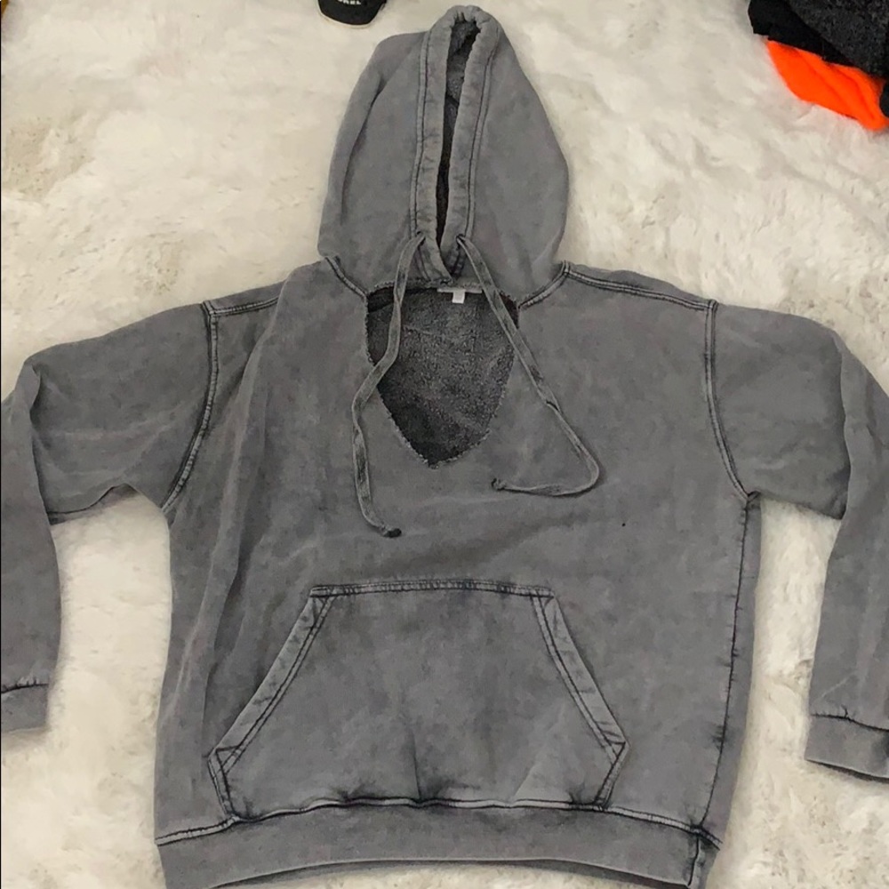 Don’t ask why cut out hoodie